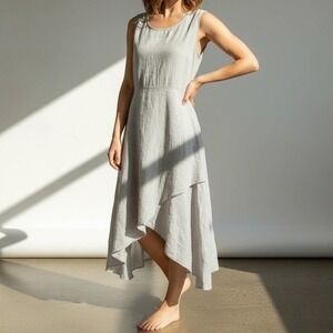 style linen dress Marcia Blush Linen Pink Designer Shirt Dress